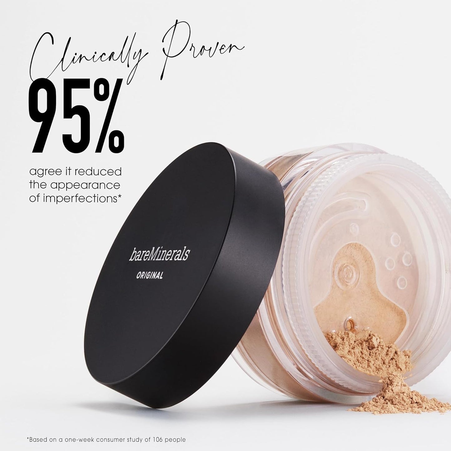 bareMinerals Original Loose Powder Foundation - SPF 15 Sheer to Full Coverage Makeup | Lightweight & Sun Protection