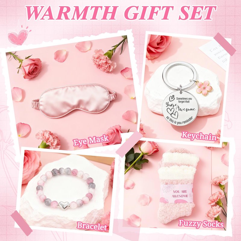 Pink Birthday Gifts for Teen Girls Women, Mother's Valentine's Day Christmas Gift Set for Mom Her Girlfriend Tween Girl Best Friend Wife Sister, Gift Ideas for Teenage Girls