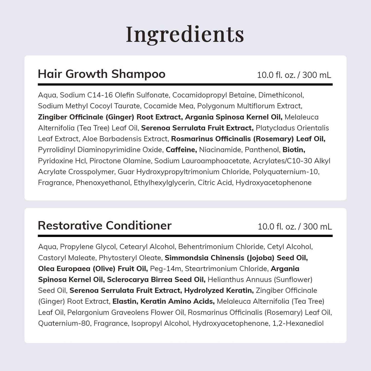 Hair Growth Shampoo and Conditioner Set - Rosemary & Biotin Shampoo and Conditioner for Hair Thickening - Botanical Boost for a Healthy Scalp, Hair Growth and Strengthen