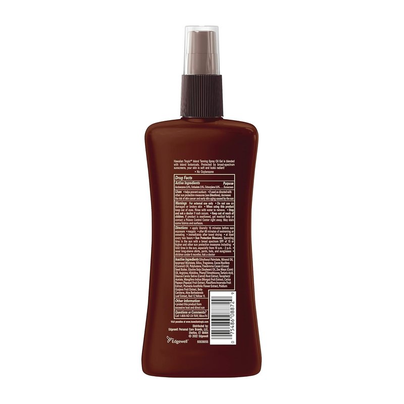 Hawaiian Tropic After Sun Body Butter & Tanning Oil Spray SPF 15 | Coconut Oil, 8oz