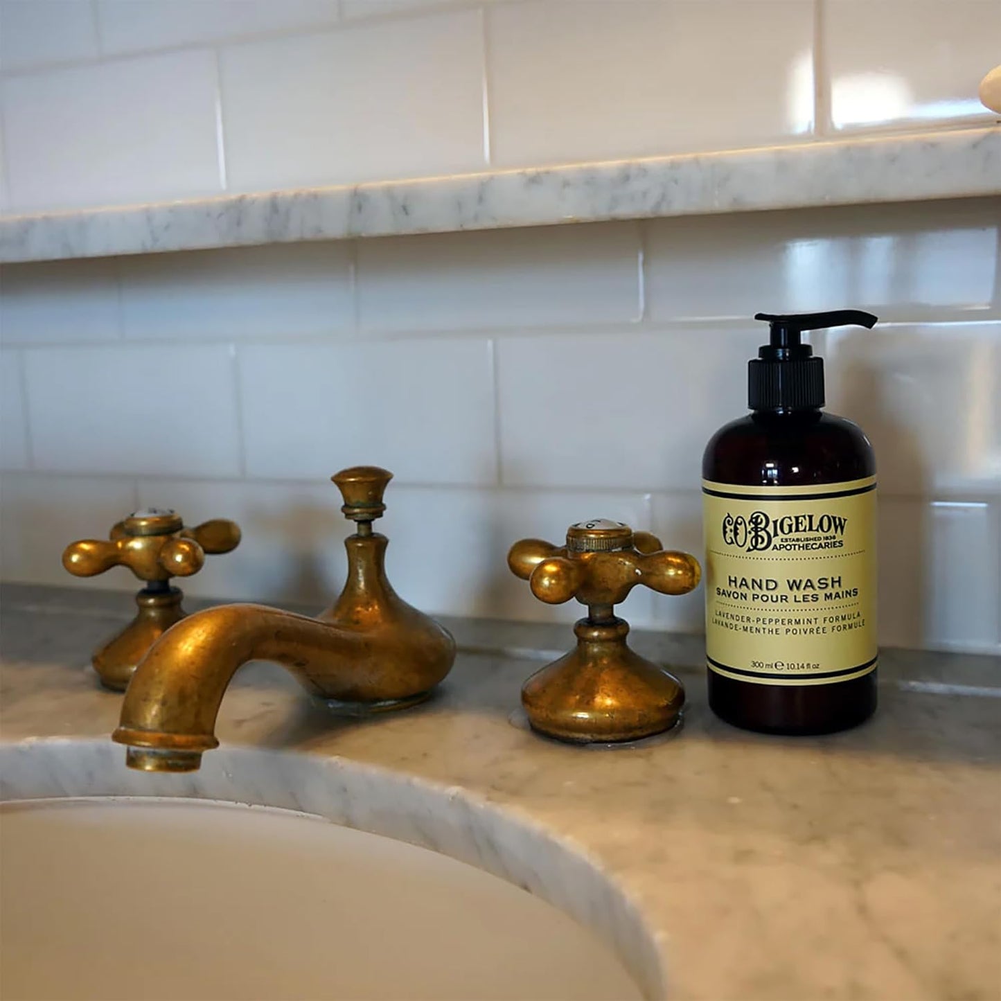 C.O. Bigelow Lavender Peppermint Hand Wash - Moisturizing Liquid Soap, 10.14 Fl Oz | Refreshing Scent