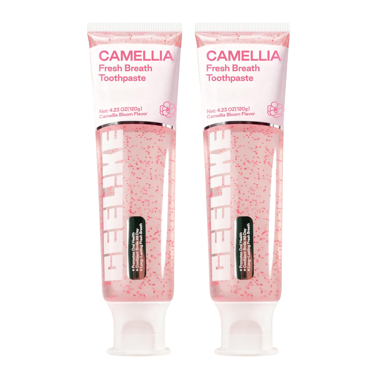 CEELIKE Camellia Fresh Breath Toothpaste, Natural Floral Flavor for Long - Lasting Oral Freshness, Enriched with Plant Extracts, 4.23 Oz (2 Pack)