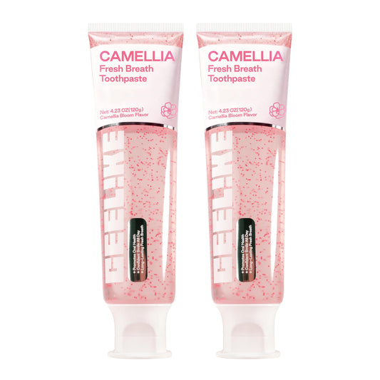 CEELIKE Camellia Fresh Breath Toothpaste, Natural Floral Flavor for Long - Lasting Oral Freshness, Enriched with Plant Extracts, 4.23 Oz (2 Pack)