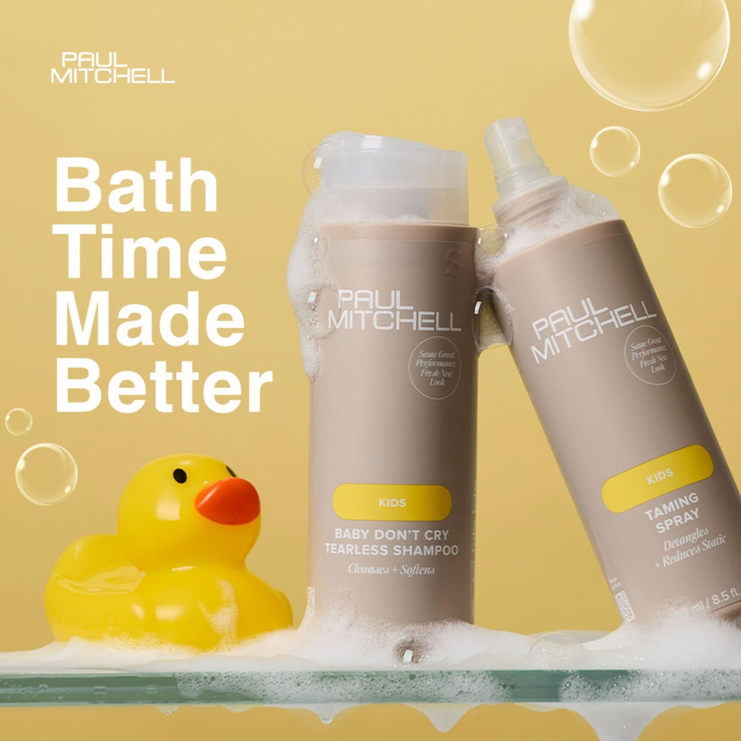 Paul Mitchell Baby Don’t Cry Tear-Free Shampoo, Cleanses + Softens Hair, For Children of All Ages, 33.8 fl oz