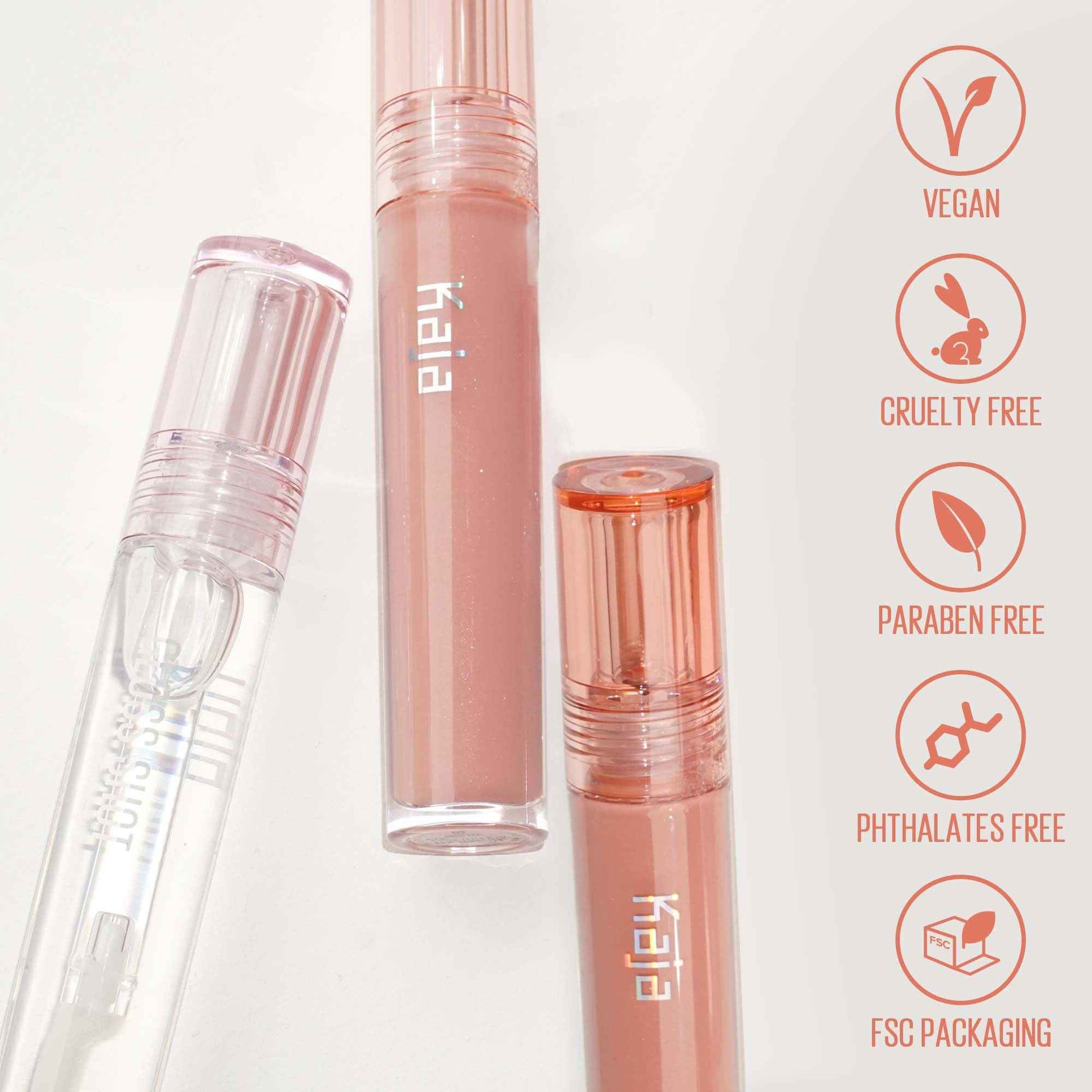 Kaja Lip Balm - Gloss Shot 03 Honey Drizzle | High Shine, Non-Sticky, with Jojoba Oil, Sheer, Hydrating, Juicy, Plumper Looking, Non-irritating, Shea Butter, Nourishing Treatment, 0.14 FL Oz