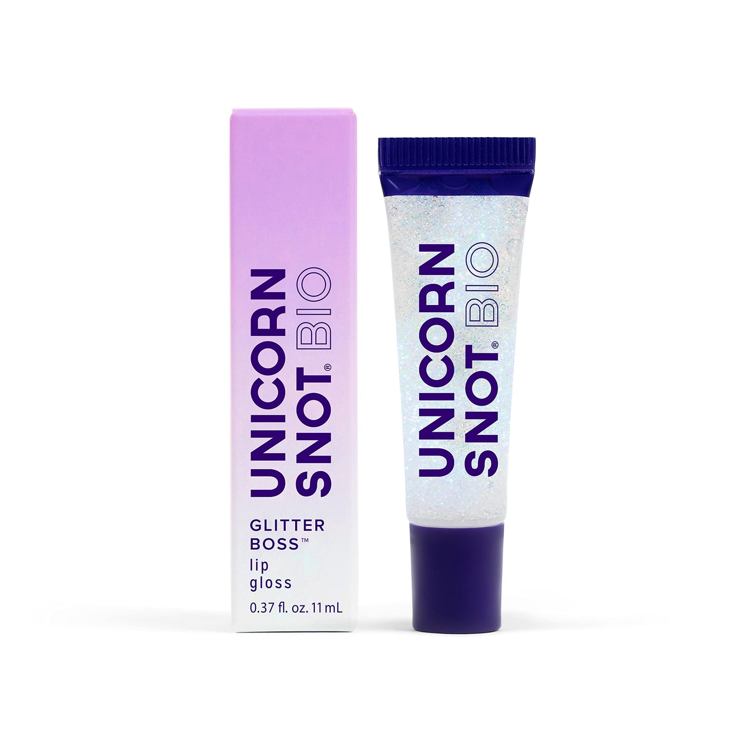 UNICORN SNOT Holographic Glitter Lip Gloss Gift Set - Sparkly & Shimmer Lips | Holographic Lip Gloss | Vegan & Cruelty Free 0.37fl oz 3-Pack