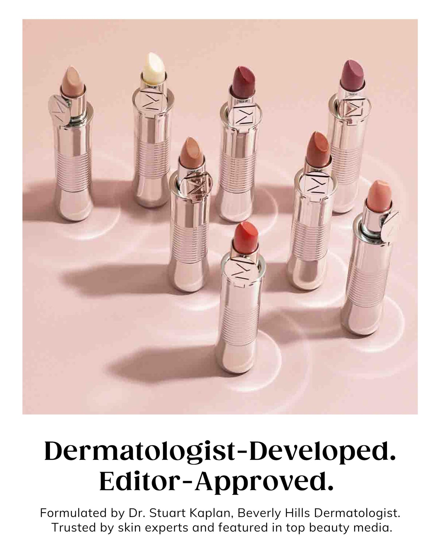 KAPLAN MD Perfect Pout Lipstick, Revitalizing Treatment + SPF 30 Sunscreen, 0.11 oz