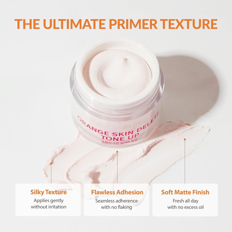 Tone Up Pore Primer - Orange Skin Delete Korean Makeup 30g | Flawless Finish