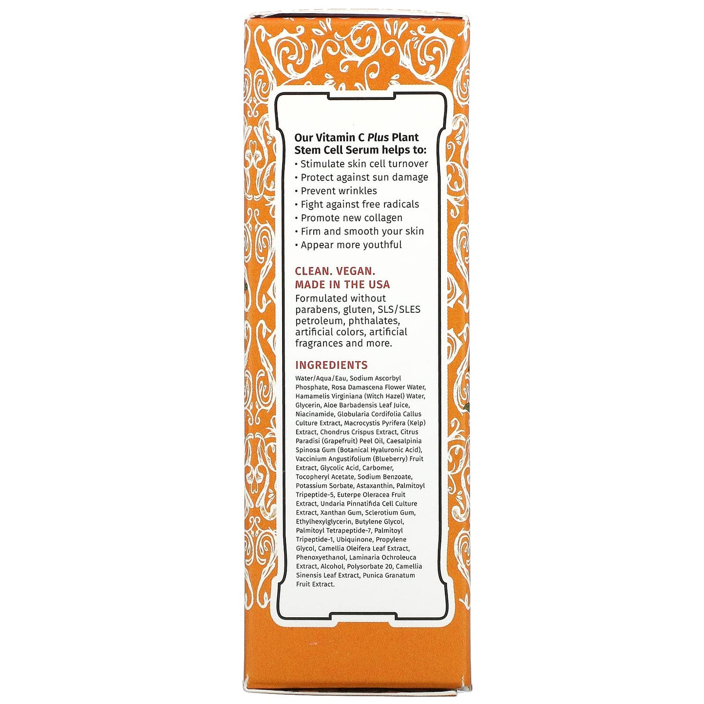 LilyAna Naturals Super C Serum - Face Serum - Anti-Aging Vitamin C Serum for Face with Hyaluronic Acid, Niacinamide, and Plant Stem Cell Complex - 1oz
