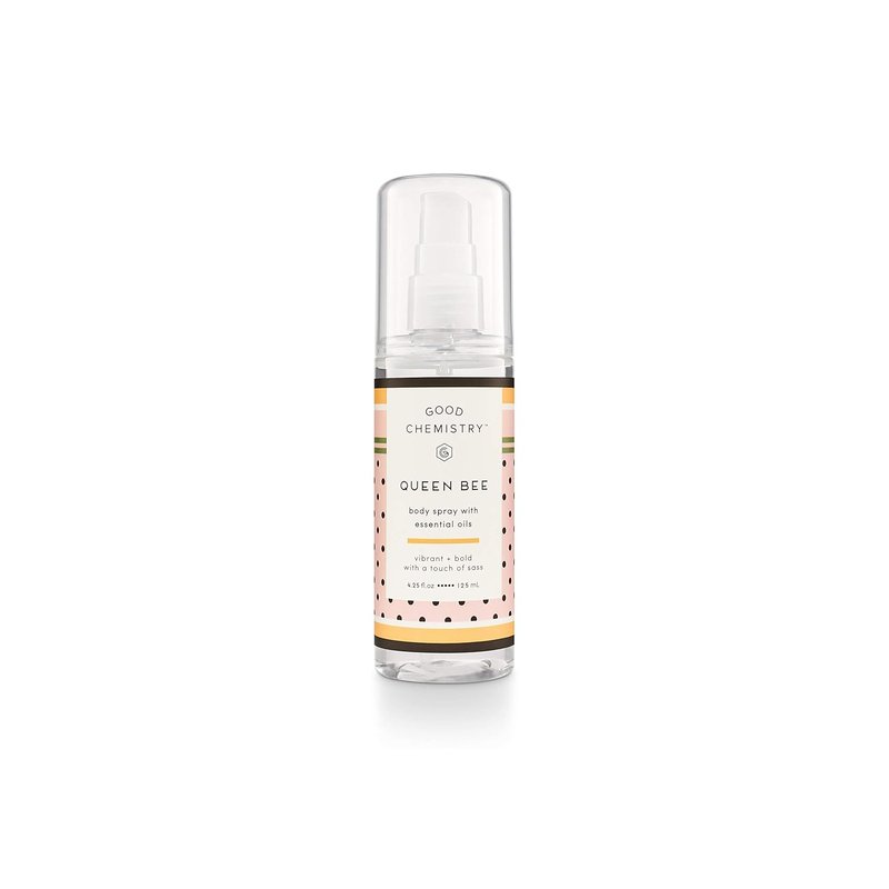 Good Chemistry Queen Bee Body Mist - Floral Scented Fragrance | 4.25 Fl Oz