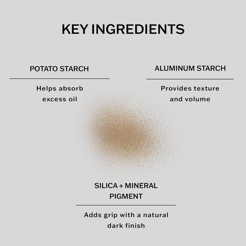 SACHAJUAN Dark Volume Powder | Dry Shampoo Spray for Volume, Texture & Oil Absorption | Refreshes Hair Between Washes with Satin Matte Finish | Lightweight Grip for Dark Hair | Paraben-Free | 6.8 oz