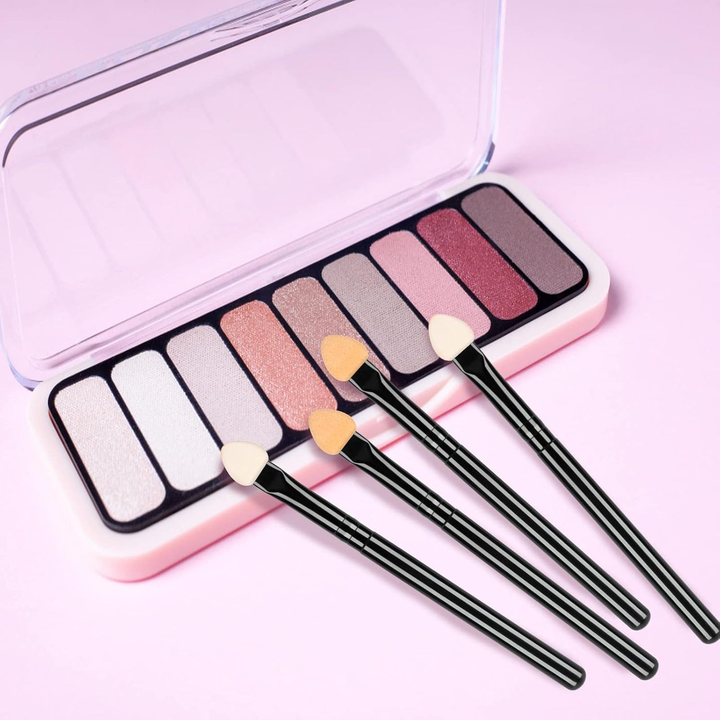 Makeup Brushes Set for Women Professional,UorPoto 10Pcs Sponge Eyeshadow Brush Sets Applicator Double Sided reusable