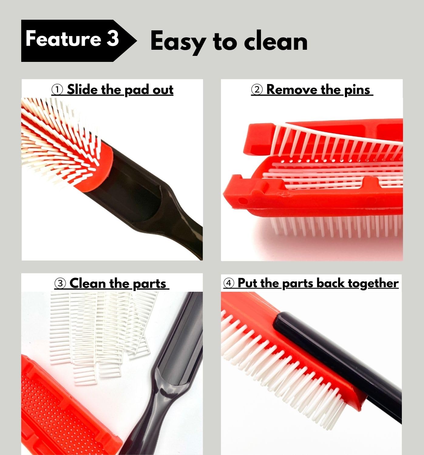 MDSTYLE Hair Brush for Curly, Thick, Wavy and Coily Hair - Curl Defining, Detangling, Styling, Blowdrying, Shaping - 9 Row Detangler Brush for Women and Men - Dry or Wet