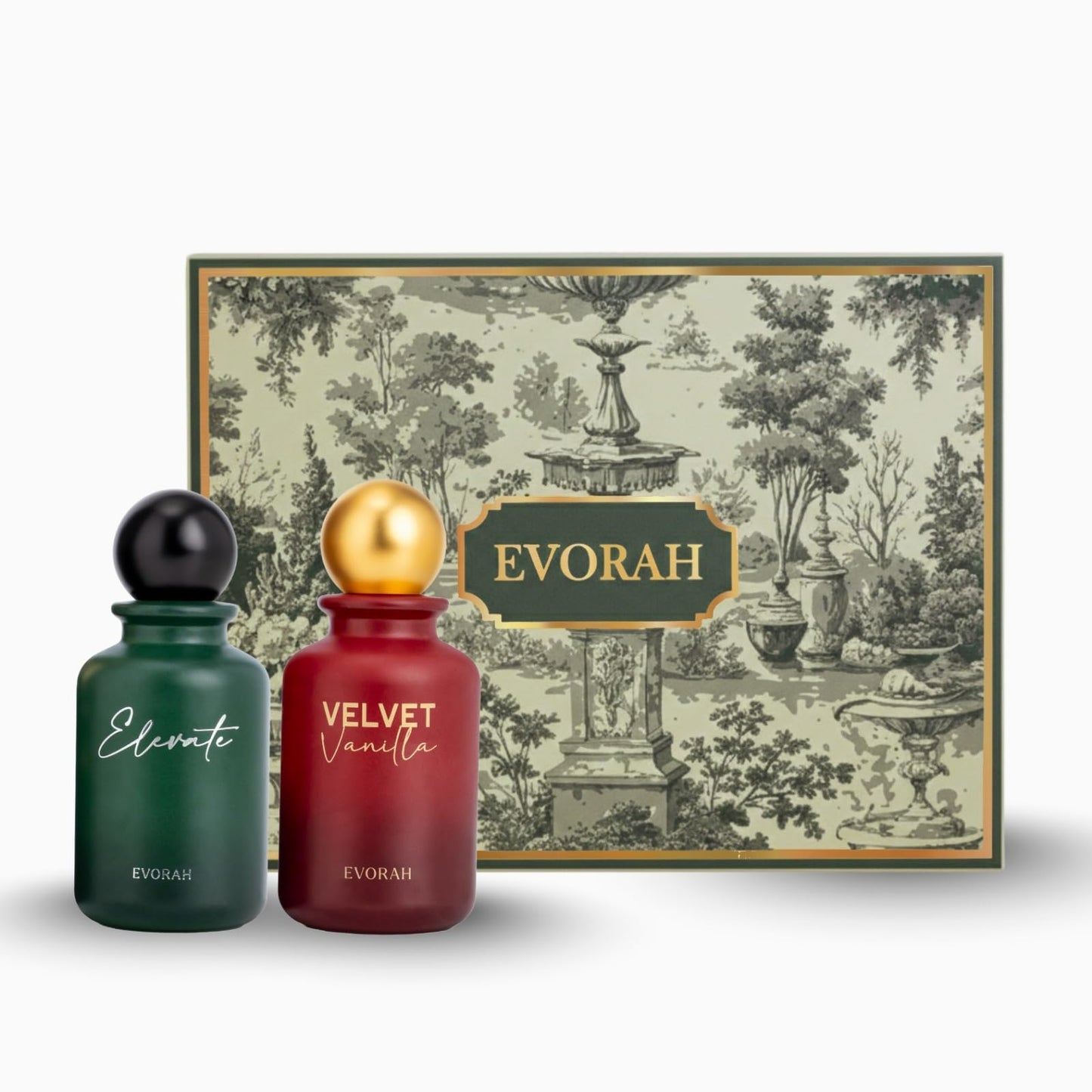 EVORAH Luxury Couple Perfume Gift Set (2 x 25 ml) | His and Hers Fragrance Combo | Long Lasting Perfume & Cologne for Couples | Premium Gift Set for Men and Women