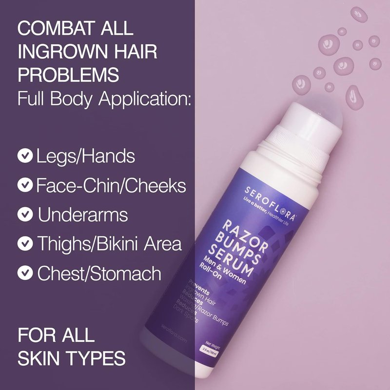 Butt Acne Cream & Razor Bump Serum | Reduces Ingrown Hairs, Bumps & Redness - Post-Shave Skin Comfort Bundle