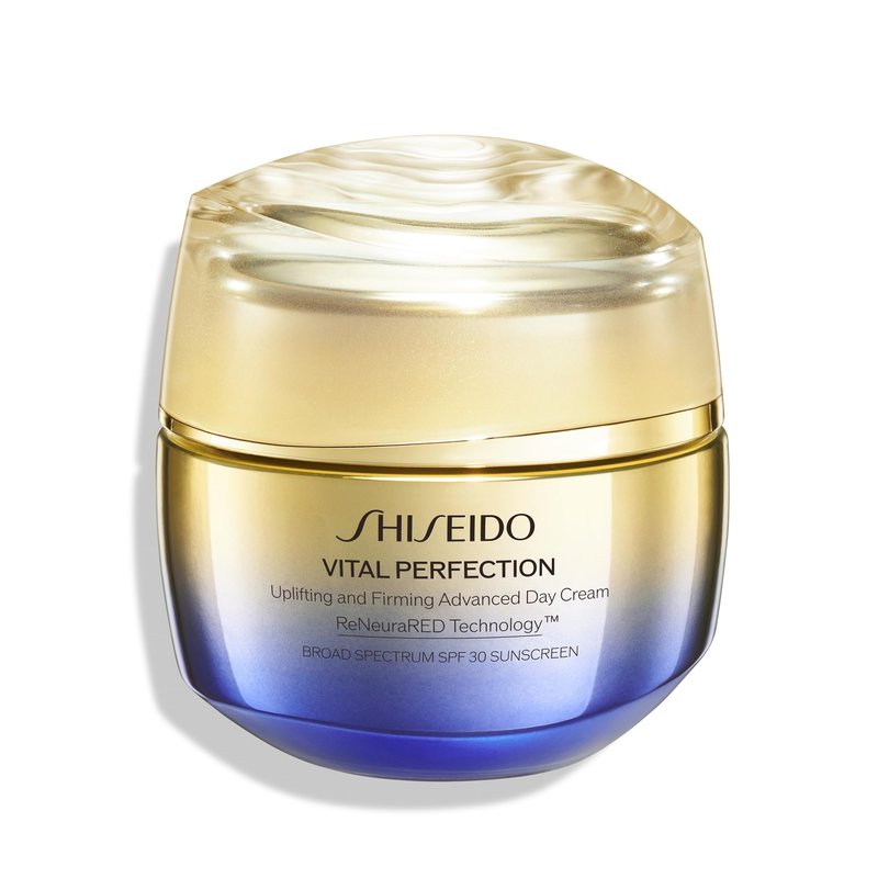 Shiseido Vital Perfection Uplifting and Firming Advanced Day Cream SPF 30 - Multi-Benefit Lifting and Firming Face Moisturizer - 50 mL