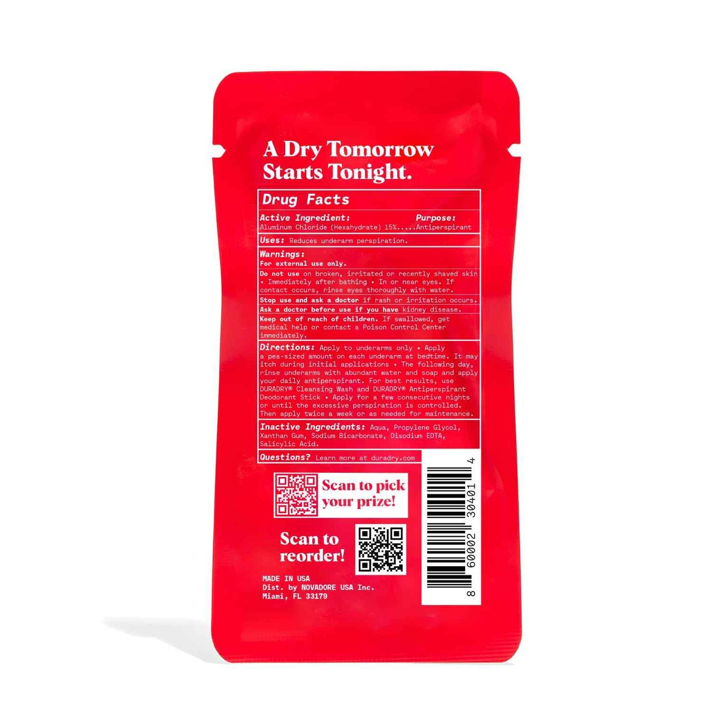 Sweat Minimizing Gel Antiperspirant for Men and Women - Prescription-Strength, Formulated for Excessive Underarm Sweating and Hyperhidrosis - 0.4 Fl Oz