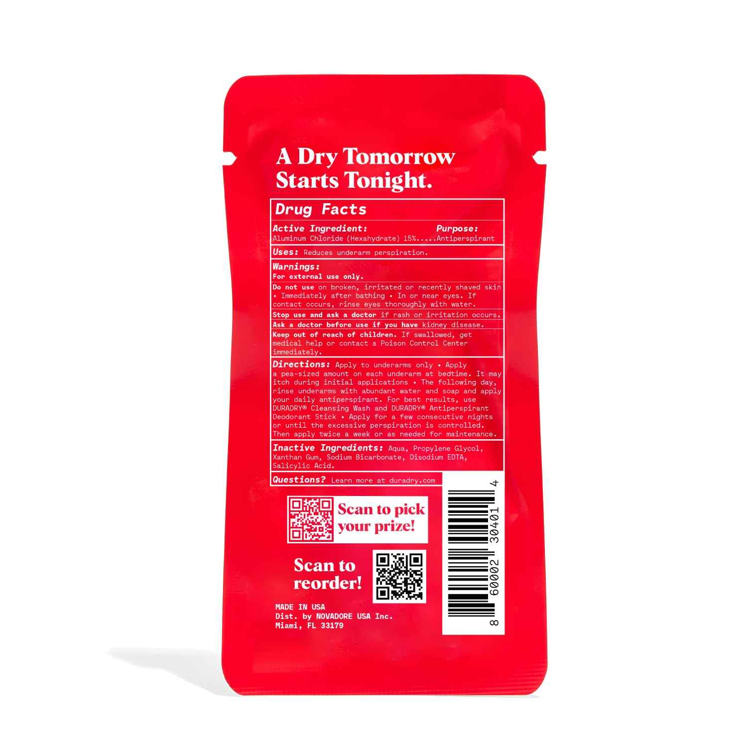 Sweat Minimizing Gel Antiperspirant for Men and Women - Prescription-Strength, Formulated for Excessive Underarm Sweating and Hyperhidrosis - 0.4 Fl Oz