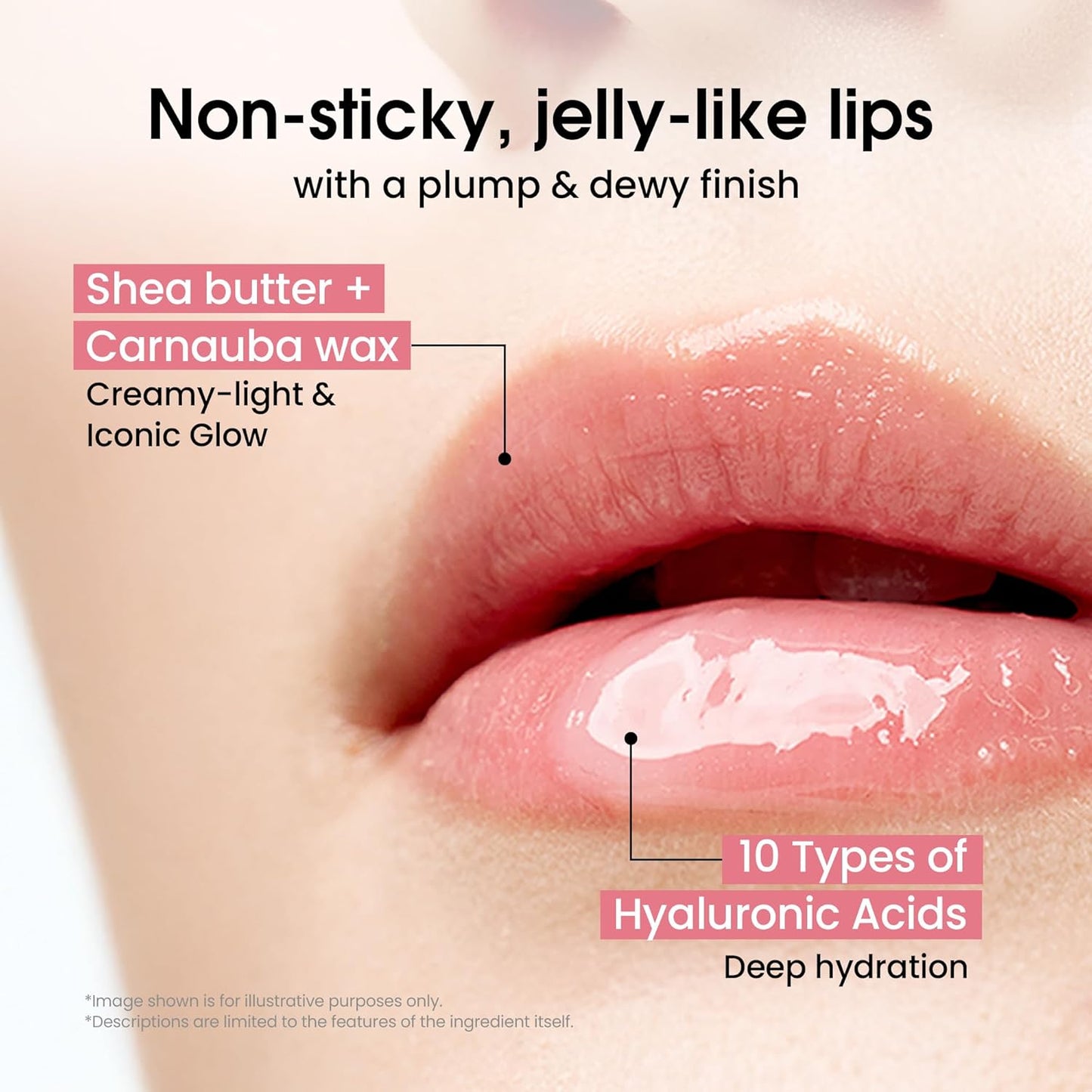 Collagen Glow Plumping Lip Mask - Non-Sticky Overnight Hydration with Collagen & Peptides | 6.3 g / 0.22 oz.