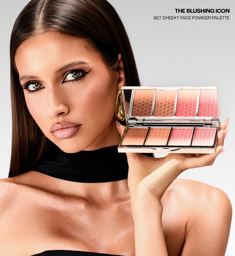 ICONIC LONDON The Blushing Icons Gift Set | 6 Piece Set, Includes Prep Set Glow and Other Makeup Bestsellers, Great for Gifting