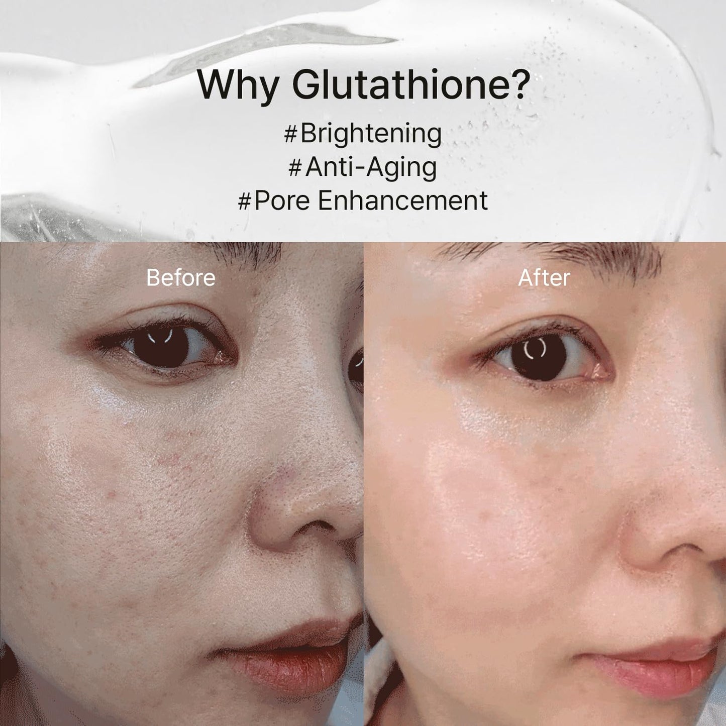 HOUSE OF B High-Purity Glutathione Face Film, 2-Step Overnight Collagen Hydrogel Face Mask for Glass Skin Glow, Elasticity, Hydrating, Firming, Moisturizing, Anti Aging, Korean Skin Care, 3g+22g x 3ea