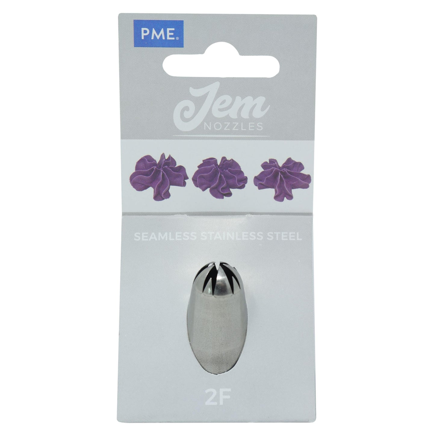 Jem Enterprises Drop Flower Piping Nozzle Decorating Tip #2F