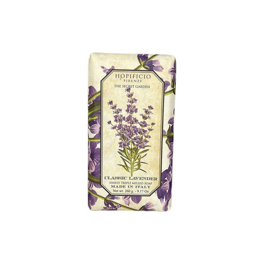 Hopificio Classic Lavender Handmade Soap. Finest Milled All-Natural Bar Soap, Moisturizing & Brightening. Suitable for Hand, Face & Body 9.17 Oz