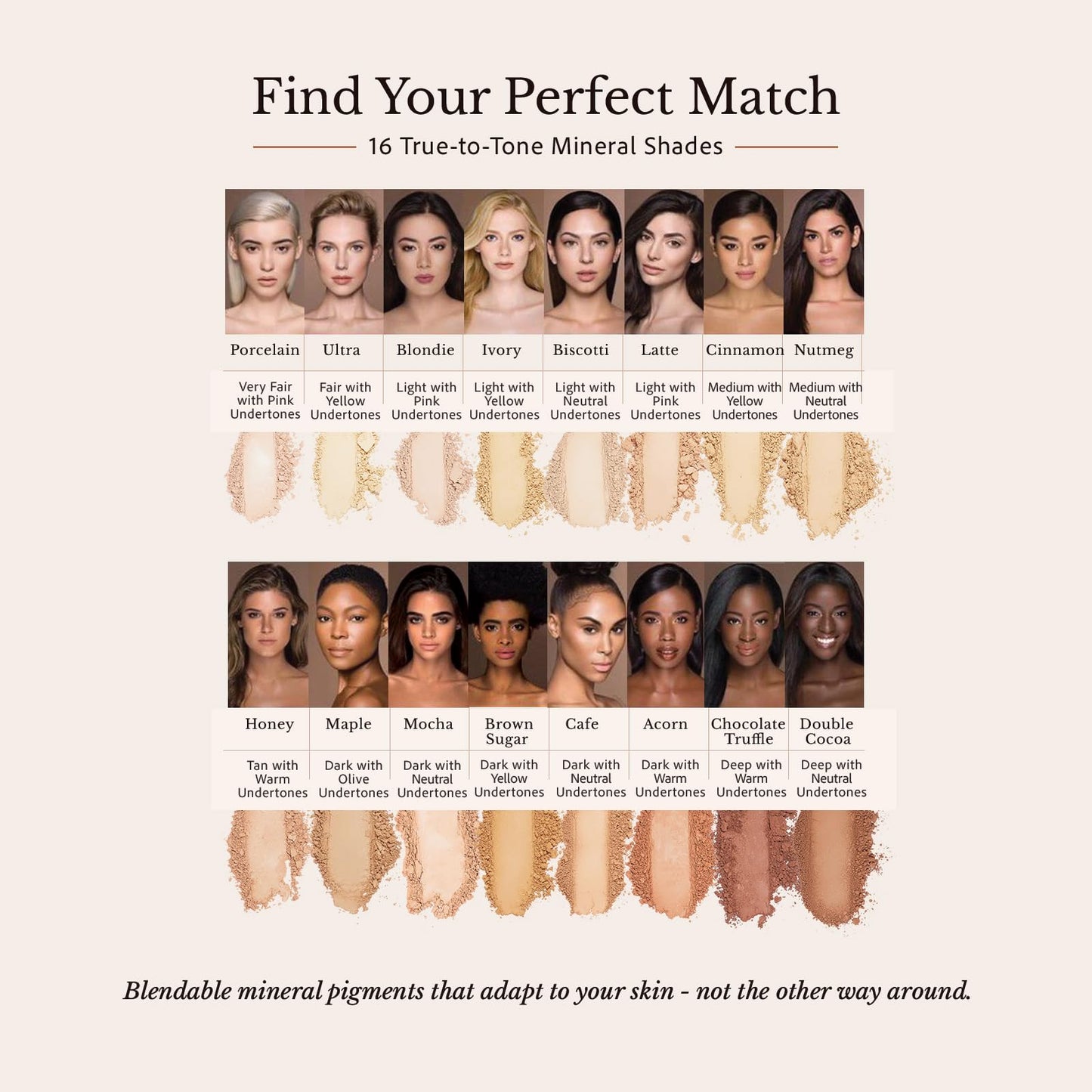 Bellapierre Mineral Foundation SPF 15 – Loose Powder Foundation, Full Coverage Mineral Makeup with Matte Finish – Vegan, Cruelty Free, Hypoallergenic, Oil & Talc Free – 0.32 oz