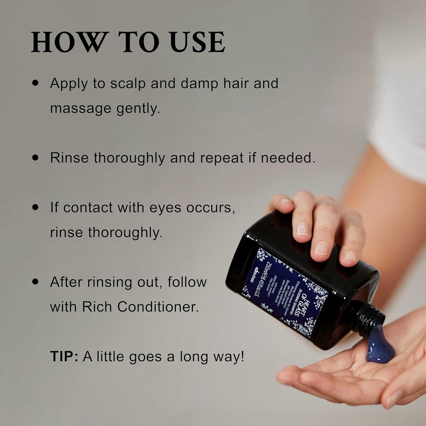 Davines Heart of Glass Silkening Shampoo - Nourishing Protection for Blonde Hair | 8.5 Fl Oz