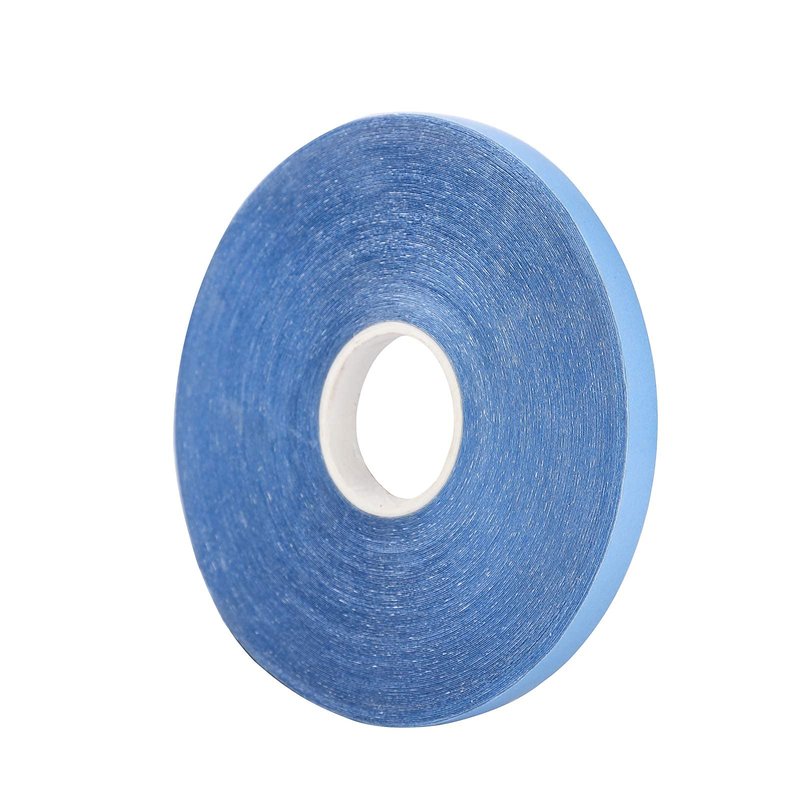 REOU Hair System Tape Roll for Hair Extension Double-Sided Replacement Tape Waterproof Strong Hold 36 Yards Blue …