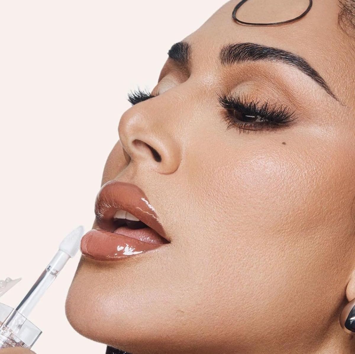 Huda Faux Filler Extra Shine Lip Gloss - Glassy (Clear) - .13 fl oz / 3.9 mL