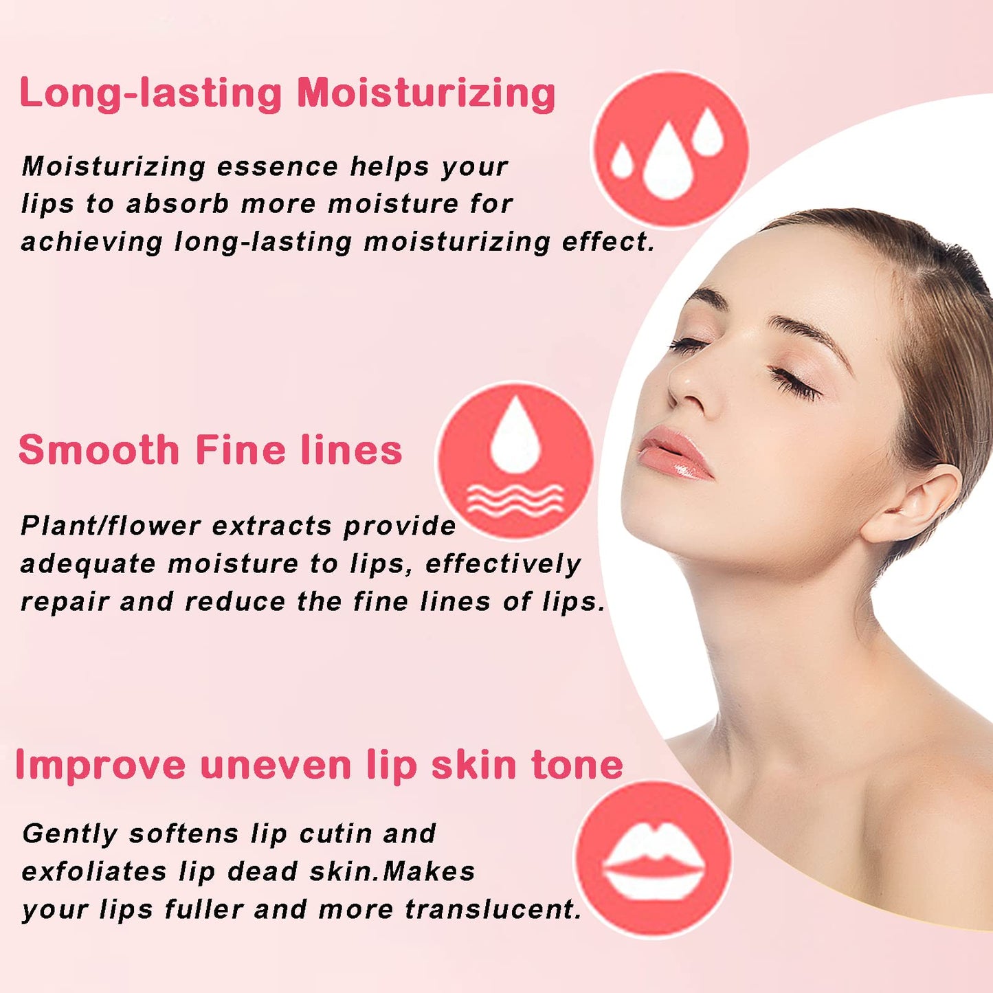 Permotary 30 PCS Moisturizing Collagen Lip Mask Crystal Mouth Care Pads Mask for Moisturizing & Reducing Chapped, Smoothing Fine Lines Lip Patches with Moisture Essence for Gifts