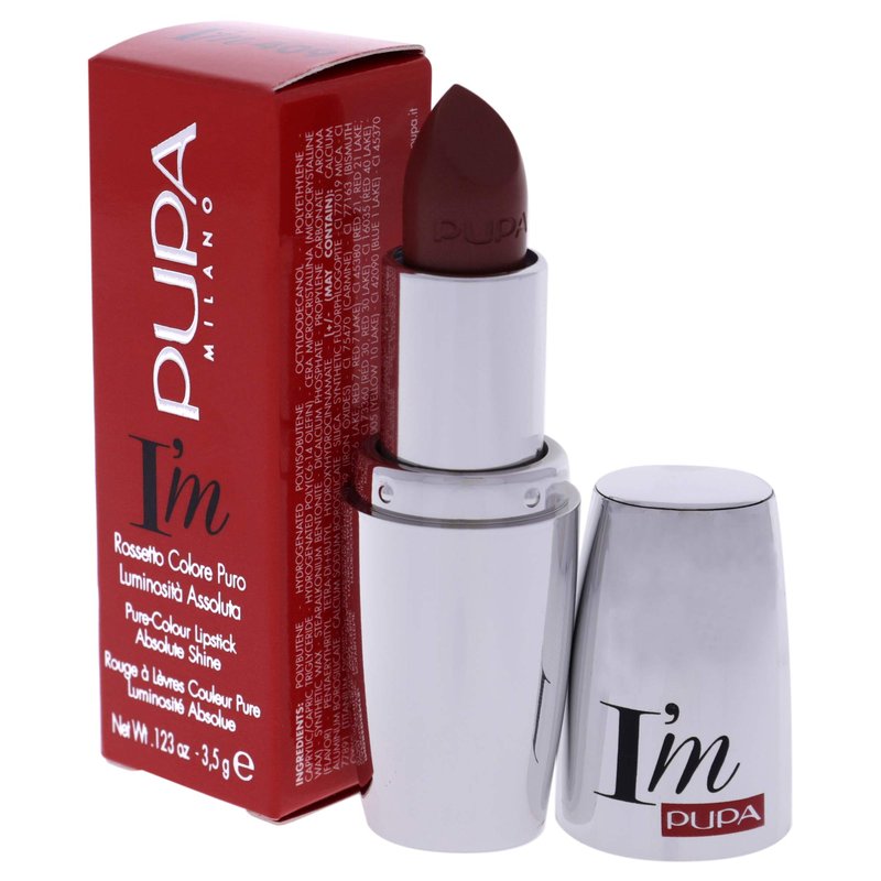 PUPA Milano I Am Pure-Colour Lipstick - Intense Color And Absolute Brightness - High Concentration Of Pigments - Lightweight And Flawless - Melts Perfectly On Lips - 409 Pink Declaration - 0.123 OZ