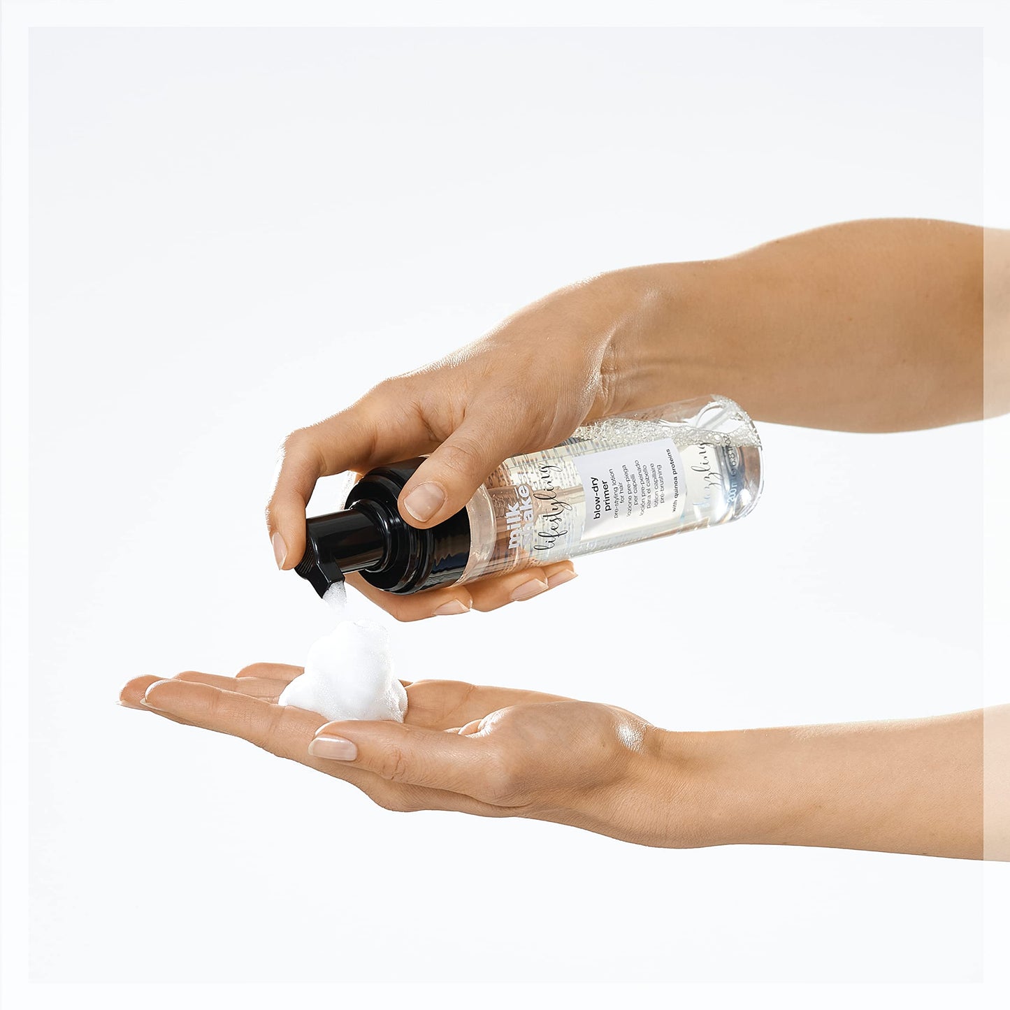 milk_shake Blow Dry Primer | Body-boosting blow-dry base for soft, flat hair | Reduces drying time, protects from heat & improves styling performance