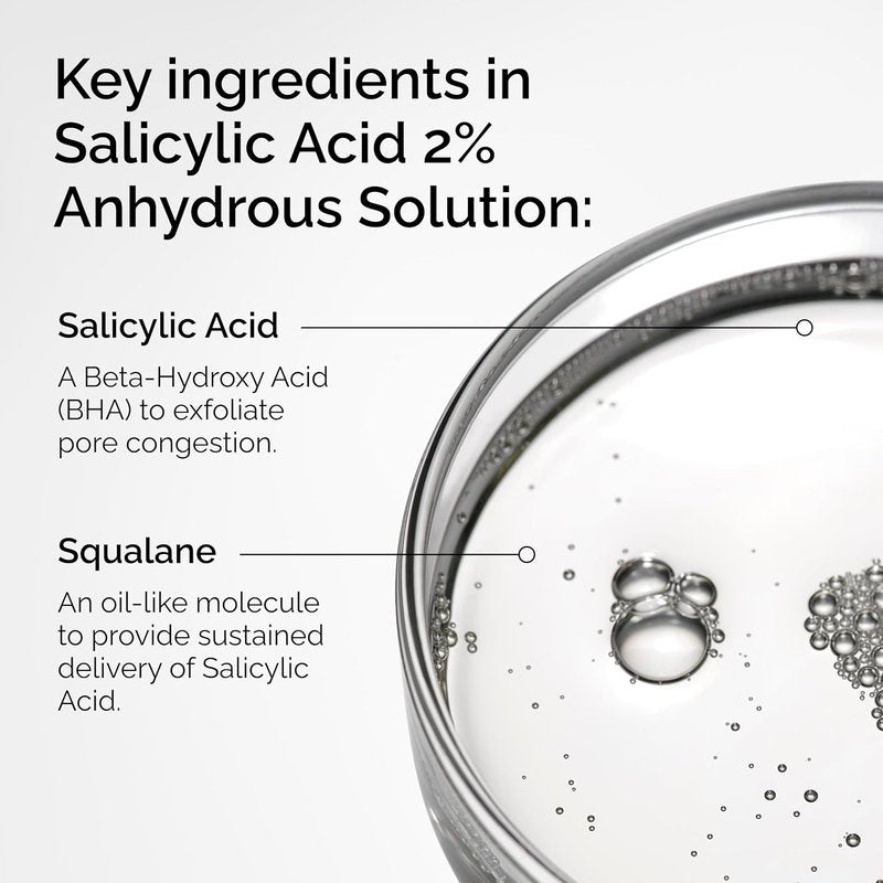 The Ordinary Salicylic Acid 2% Exfoliating Serum - Blemish Control for Uneven Skin Texture