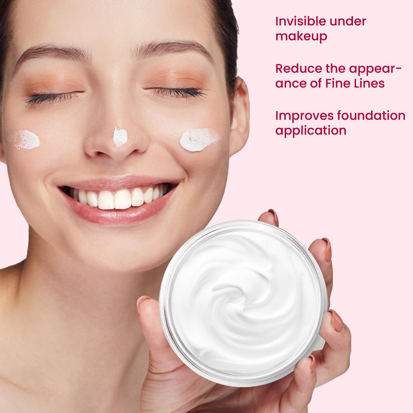 Makeup Primer Base Gel – 3oz Face Primer, Blurs Lines & Reduces Pores, Smooth Matte Velvet Whipped Formula, Waterproof Up to 48 Hours, Hydrating Lightweight, Vegan Cruelty-Free for Gripping Cosmetics