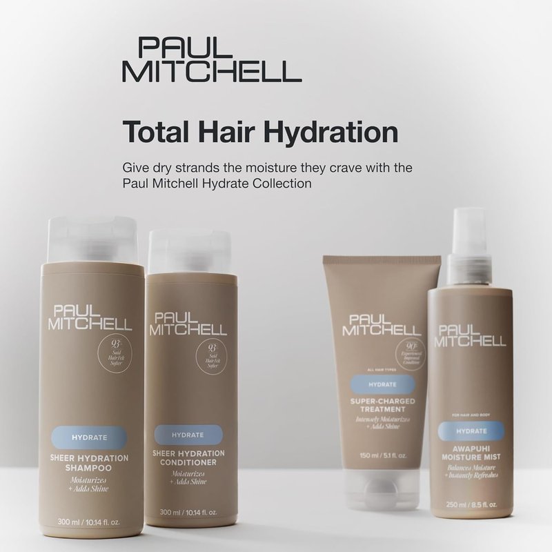 Paul Mitchell Sheer Hydration Shampoo - Moisturizing Formula for Dry Hair | Adds Shine