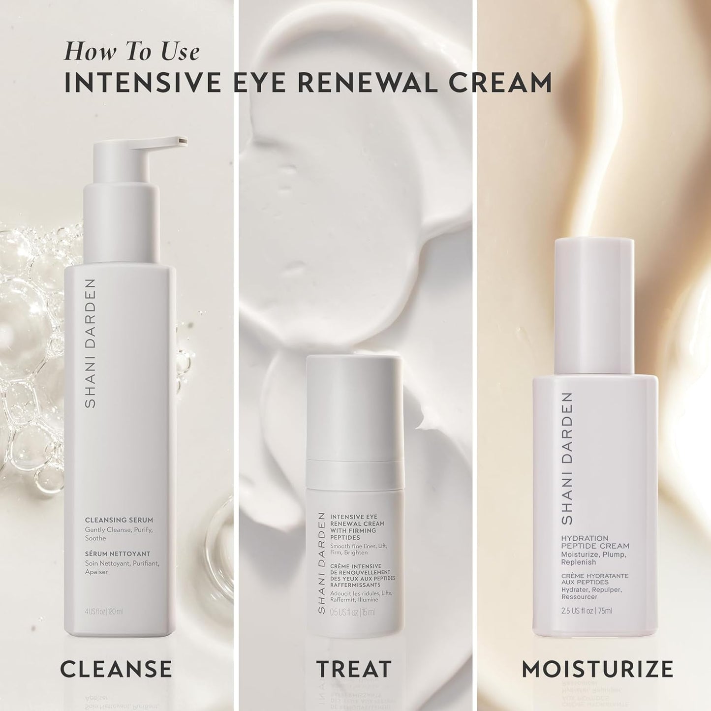 Intensive Eye Renewal Cream - Hydrating Under Eye Treatment for Dark Circles & Fine Lines | Niacinamide & Shea Butter, 0.50 fl oz