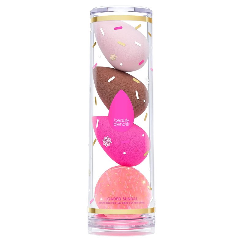 Beautyblender® Loaded Sundae Makeup Sponge Set - 3 Blending Sponges with Cleanser & Scrub Mat | Vegan & Cruelty-Free