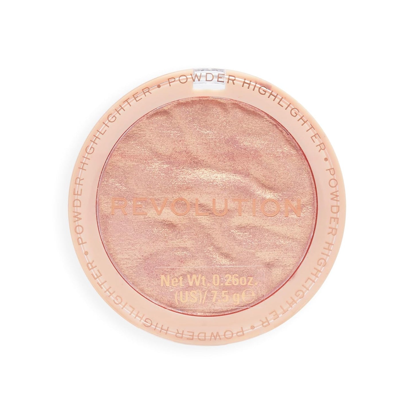 Revolution, Reloaded Pressed Powder Highlighter, Intensely Pigmented for a High Impact Dewy Finish, Dare to Divulge, 0.22 Oz