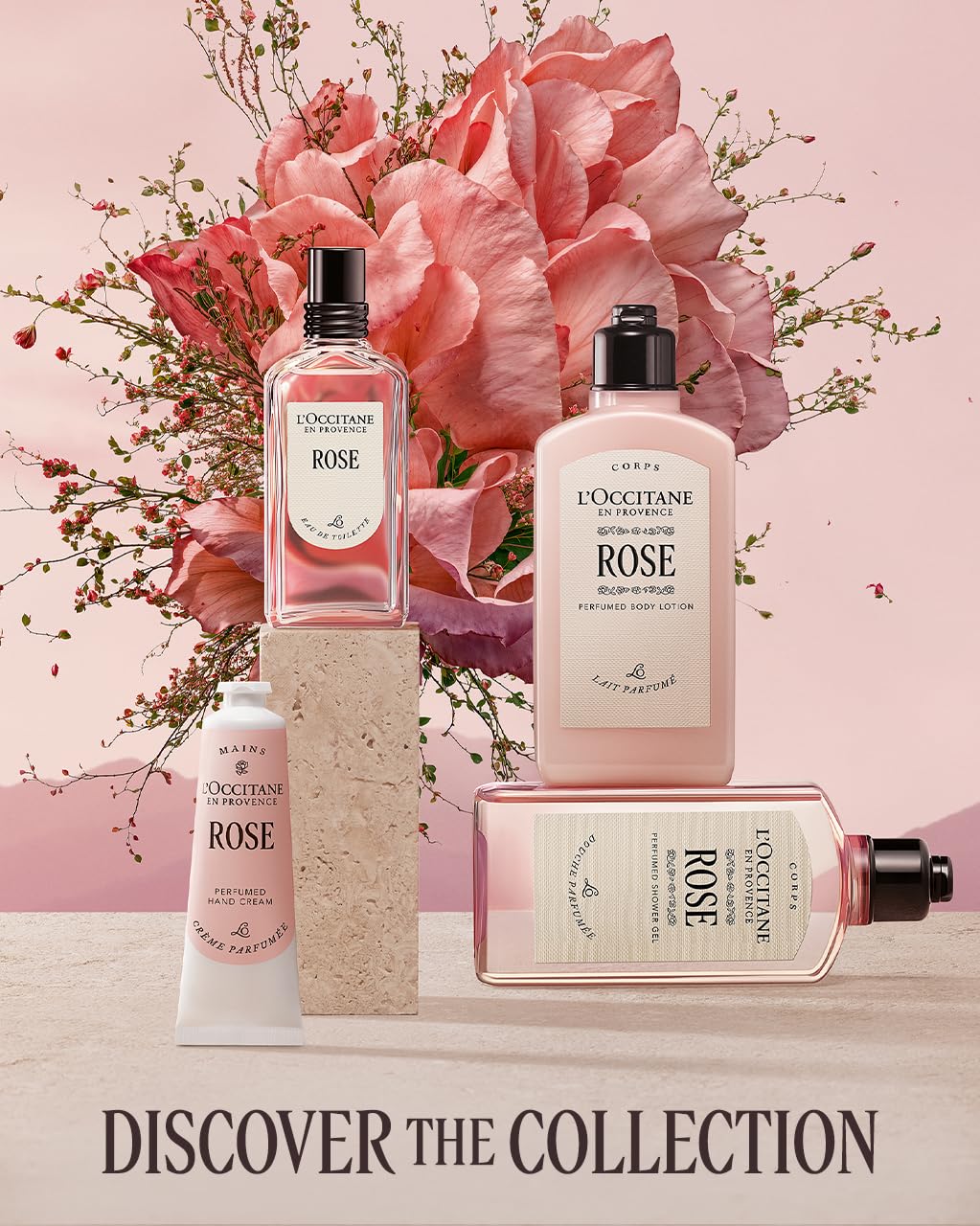L'Occitane L'Occitane Rose Body Lotion: Moisturizing, Romantic Rose Fragrance, With Shea Butter, Softening, Made in France
