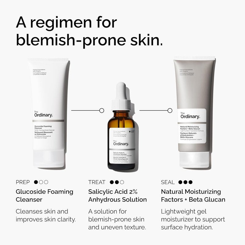 The Ordinary Salicylic Acid 2% Exfoliating Serum - Blemish Control for Uneven Skin Texture