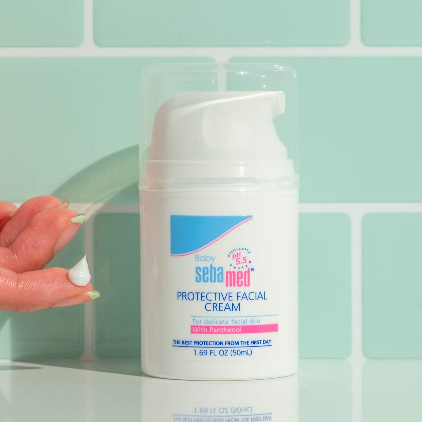 Sebamed Baby Protective Facial Cream Ultra Mild Gentle Hydrating Face Moisturizer for Delicate Skin (50mL)