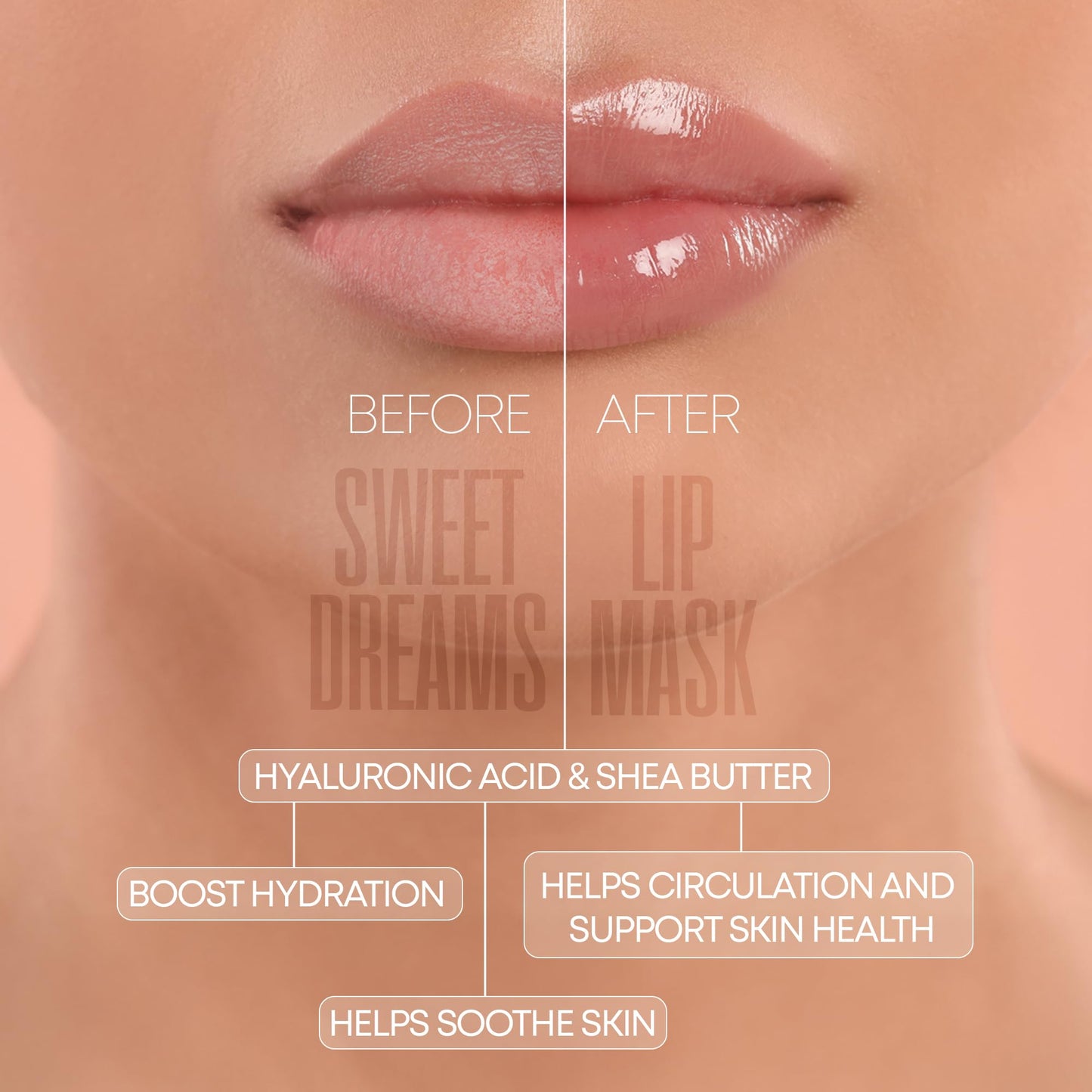 W7 Sweet Dreams Strawberry Lip Mask - Vitamin E, Aloe Vera and Grape Seed Oil - For Hydrated, Full Looking & Irresistible Lips - 0.67 Fl Oz