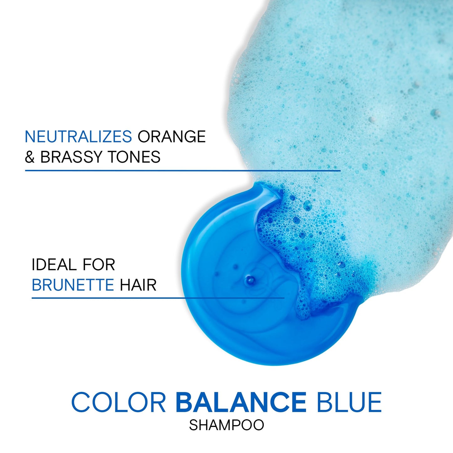 Joico Color Balance Blue Shampoo and Conditioner | For Lightened Brown Hair | Eliminate Brassy Orange Tones | Boost Color Vibrancy & Shine | Protect Against Harmful UV Radiation | With Rosehip Oil