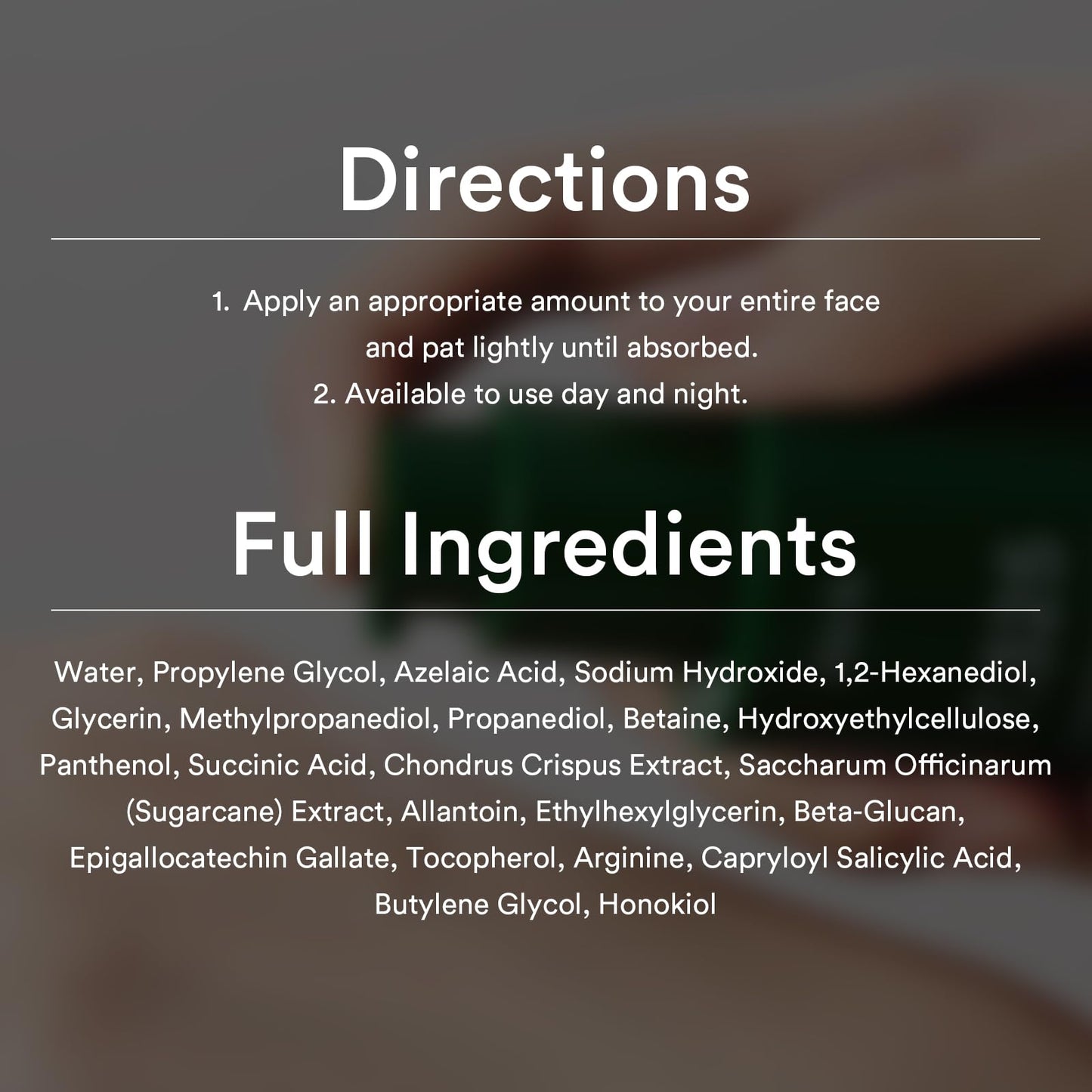 Abib Clear spot serum 7.325 pump with Seamoss Extract, Azelaic Acid, Succinic Acid, 1.01 fl oz, Lightweight, Calming, Soothing Serum for Blemish-Prone Skin, Acne Care, Visible Redness, Korean Skincare