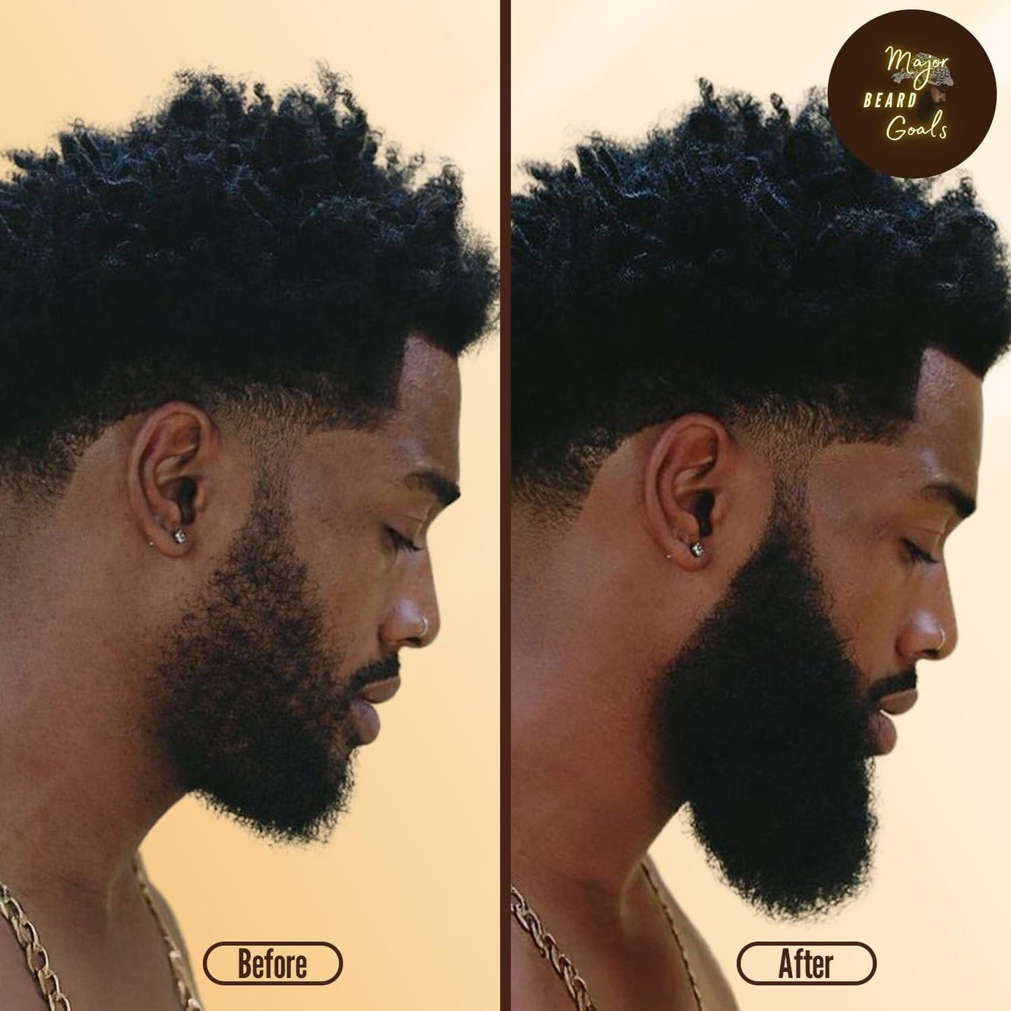 Major Beard Goals Black Seed Beard Oil for Men - 100% Cold Pressed Black Cumin Seed Oil for Beard Growth, Strengthens, Conditions, and Hydrates - Hair, Beard, and Mustache Oil for Dry Skin - 2oz