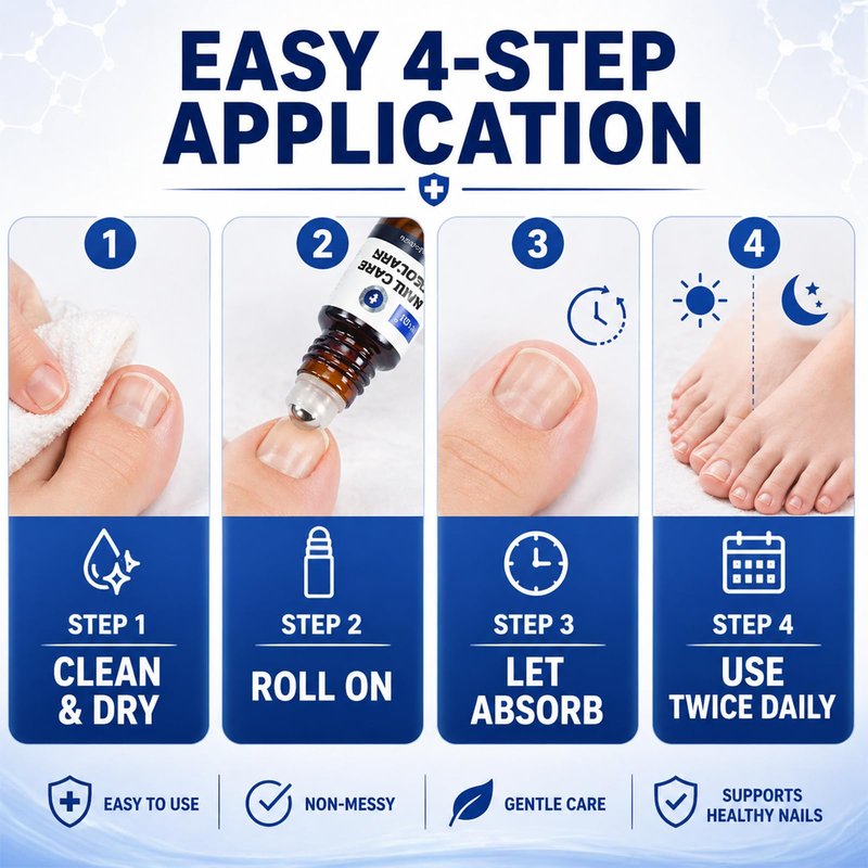 25% Undecylenic Acid Nail Fungus Treatment – Extra Strength Antifungal Liquid for Toenail & Fingernail Fungus, Plant-Based Formula, Rollerball Design Helps Prevent Recontamination, 0.51 Fl Oz