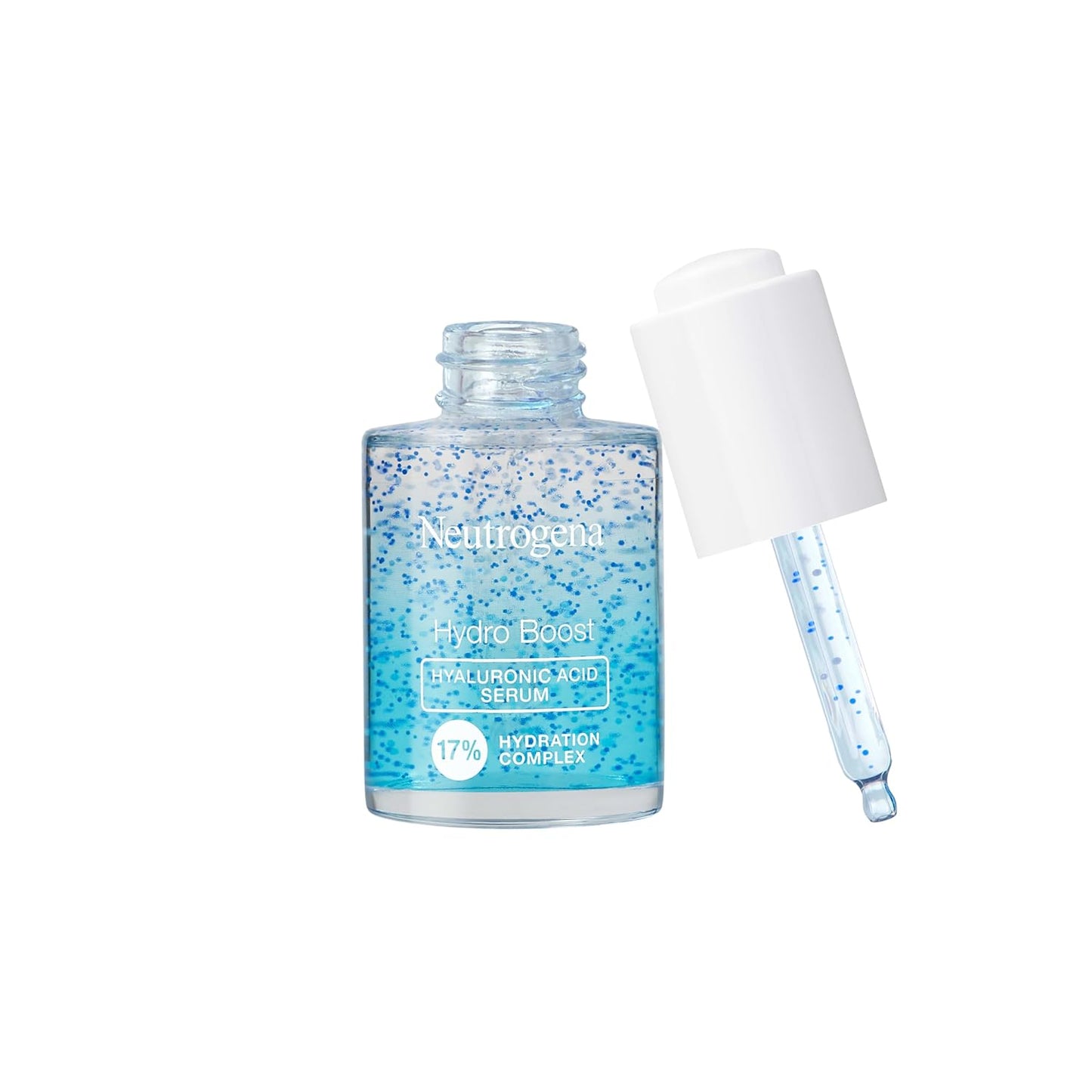 Neutrogena Hydro Boost Hyaluronic Acid Serum - Lightweight Daily Hydration for Face & Neck | 1 fl. oz