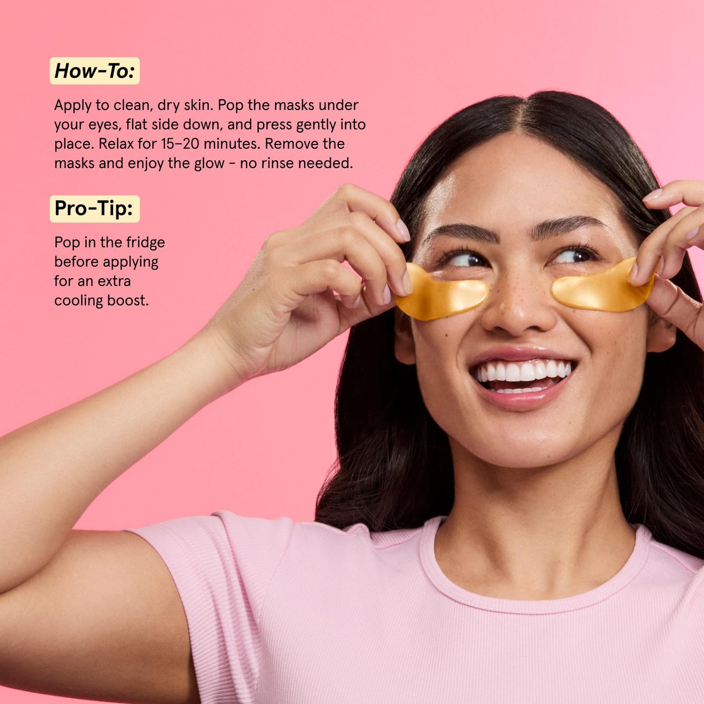 grace & stella Award Winning Under Eye Mask - Teen Gifts, Gel Eye Patches for Dark Circles, Puffy Eyes, Wrinkles, Undereye Bags, Travel Gifts for Women - Vegan, Self Care (6 Pairs, Gold)
